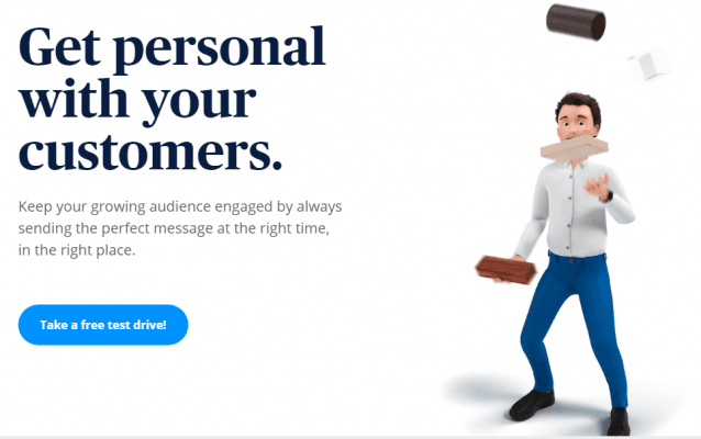 Bloggers' email marketing software