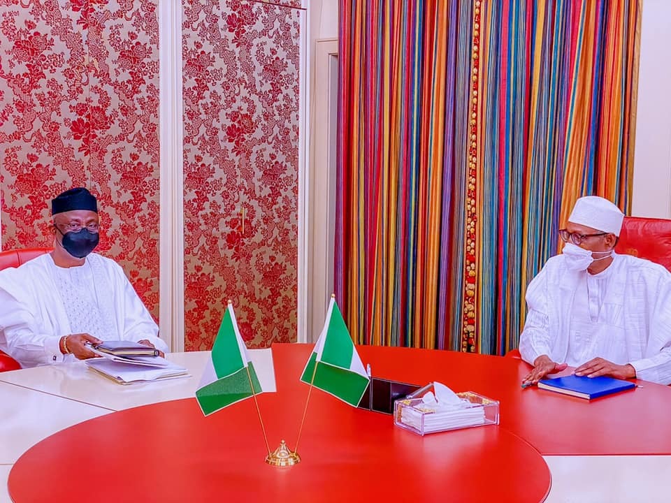 Pastor Tunde Bakare Returns To Aso Villa 82 Days After Promising 'No More Visits' To President Muhammadu Buhari