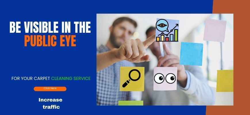 Be visible in the public eye