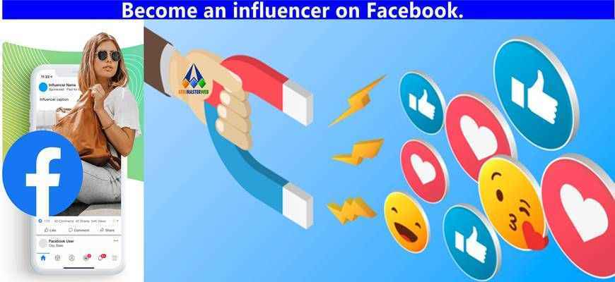 Facebook influencer creating sponsored content
