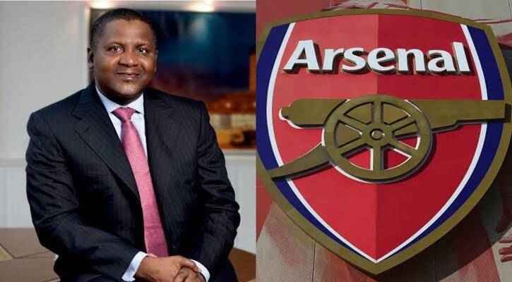 Arsenal Fans Want Dangote To Buy Amid European Super League Crisis